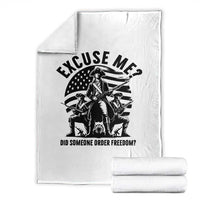 Freedom Resist Protest Civil Rights Throw Blanket Excuse Me Did Someone Order Freedom