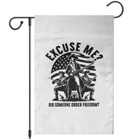 Freedom Resist Protest Civil Rights Garden Flag Excuse Me Did Someone Order Freedom