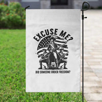 Freedom Resist Protest Civil Rights Garden Flag Excuse Me Did Someone Order Freedom