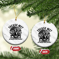 Freedom Resist Protest Civil Rights Ceramic Ornament Excuse Me Did Someone Order Freedom