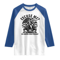 Freedom Resist Protest Civil Rights Raglan Shirt Excuse Me Did Someone Order Freedom