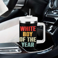 White Boy Of The Year Tumbler With Handle Funny Statement