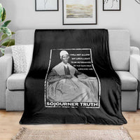 Sojourner Truth Quote Throw Blanket Black History Month Strong Woman