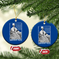Sojourner Truth Quote Ceramic Ornament Black History Month Strong Woman
