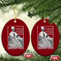 Sojourner Truth Quote Ceramic Ornament Black History Month Strong Woman