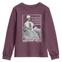 Sojourner Truth Quote Youth Sweatshirt Black History Month Strong Woman