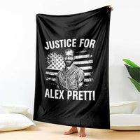 Justices for Alex Pretti Throw Blanket Resist Abolish ICE Protest