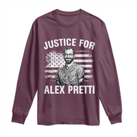 Justices for Alex Pretti Long Sleeve Shirt Resist Abolish ICE Protest