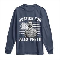 Justices for Alex Pretti Long Sleeve Shirt Resist Abolish ICE Protest
