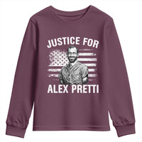 Justices for Alex Pretti Youth Sweatshirt Resist Abolish ICE Protest