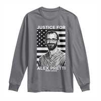 Justices for Alex Pretti Long Sleeve Shirt Resist ICE Immigration Deportation Protest Minnesota