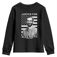 Justices for Alex Pretti Youth Sweatshirt Resist ICE Immigration Deportation Protest Minnesota