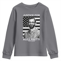 Justices for Alex Pretti Youth Sweatshirt Resist ICE Immigration Deportation Protest Minnesota