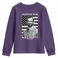 Justices for Alex Pretti Youth Sweatshirt Resist ICE Immigration Deportation Protest Minnesota