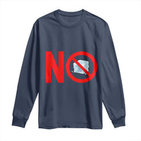 Anti ICE Long Sleeve Shirt No ICE Protest Symbol Anti Immigration Enforcement