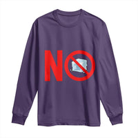 Anti ICE Long Sleeve Shirt No ICE Protest Symbol Anti Immigration Enforcement