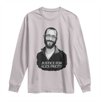 Justices for Alex Pretti Long Sleeve Shirt Anti ICE Immigration Protest Human Rights