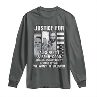 Justice for Alex and Renee Long Sleeve Shirt Anti ICE Immigration Protest Human Rights