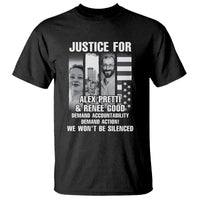 Justice for Alex and Renee T Shirt Anti ICE Immigration Protest Human Rights