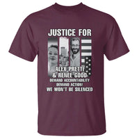 Justice for Alex and Renee T Shirt Anti ICE Immigration Protest Human Rights
