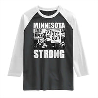 Minnesota Resist Anti ICE Immigration Protest Raglan Shirt Bruce Streets Of Minneapolis Right Now