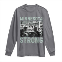 Minnesota Resist Anti ICE Immigration Protest Long Sleeve Shirt Streets Of Minneapolis Right Now Ice Out