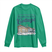 Mentally I'm at the Cottage Long Sleeve Shirt Funny Hockey Romance