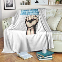 Fight Ignorance Not Immigrants Throw Blanket Antiracist Human Rights Political Protest Anti ICE
