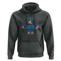 Autism Acceptance Hoodie Hand Neurodiversity SPED Teacher