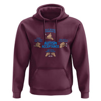 Autism Acceptance Hoodie Hand Neurodiversity SPED Teacher