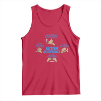 Autism Acceptance Tank Top Hand Neurodiversity SPED Teacher