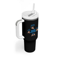Autism Acceptance Tumbler With Handle Hand Neurodiversity SPED Teacher