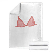 Coastal Bikini Throw Blanket Girls Trip Matching Beach Weekend