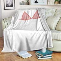 Coastal Bikini Throw Blanket Girls Trip Matching Beach Weekend