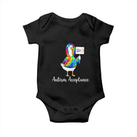 Autism Acceptance Baby Onesie Accept Understand Love Support Neurodivergent