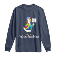 Autism Acceptance Long Sleeve Shirt Accept Understand Love Support Neurodivergent