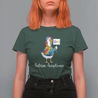 Autism Acceptance T Shirt For Women Accept Understand Love Support Neurodivergent