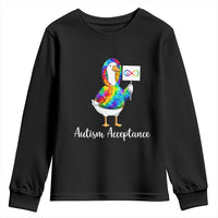 Autism Acceptance Youth Sweatshirt Accept Understand Love Support Neurodivergent