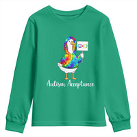 Autism Acceptance Youth Sweatshirt Accept Understand Love Support Neurodivergent