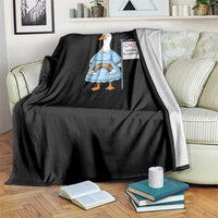 Autism Acceptance Throw Blanket Neurodivergent Awareness Silly Goose Support