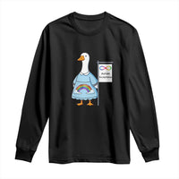 Autism Acceptance Long Sleeve Shirt Neurodivergent Awareness Silly Goose Support