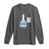 Autism Acceptance Long Sleeve Shirt Neurodivergent Awareness Silly Goose Support