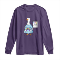Autism Acceptance Long Sleeve Shirt Neurodivergent Awareness Silly Goose Support
