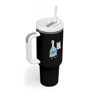 Autism Acceptance Tumbler With Handle Neurodivergent Awareness Silly Goose Support