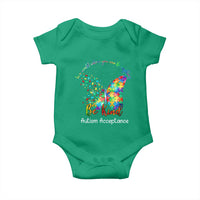 Autism Acceptance Baby Onesie In A World Where You Can Be Anything Be Kind Butterfly Puzzle