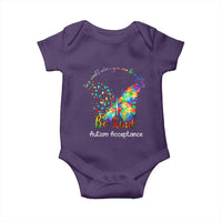 Autism Acceptance Baby Onesie In A World Where You Can Be Anything Be Kind Butterfly Puzzle