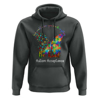 Autism Acceptance Hoodie In A World Where You Can Be Anything Be Kind Butterfly Puzzle