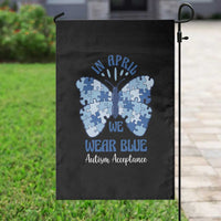 Autism Acceptance Garden Flag In April We Wear Blue Special Education Teacher