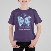 Autism Acceptance T Shirt For Kid In April We Wear Blue Special Education Teacher