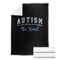 Autism Awareness Throw Blanket Neurodivergent Pride Infinity Symbol Support